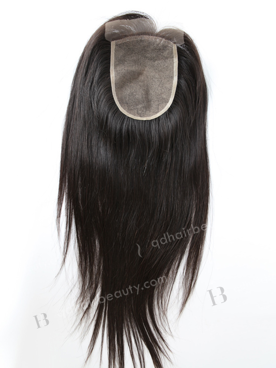 Natural Indian Virgin Hair 18" Straight Comfortable Two Layers Silk Base Closure WR-LC-009