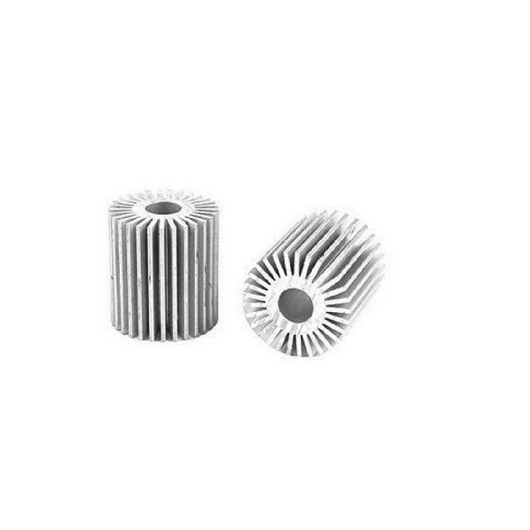 China Supply Customized Round Shape Extruded Heat Sink Water Cooling Aluminum Manufacturers	