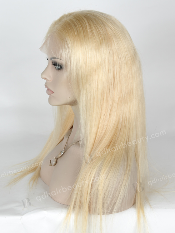 In Stock Indian Remy Hair 18" Straight Color 613# Lace Front Wig SLF-01263