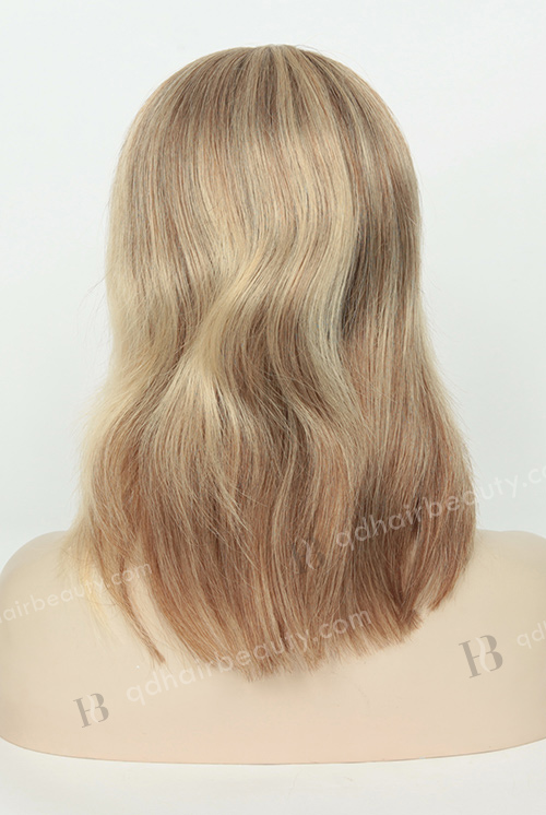 Mongolian Virgin Blonde Tone Short Wig WR-GL-053