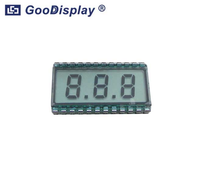 3位8字LCD段码液晶显示屏 EDS812