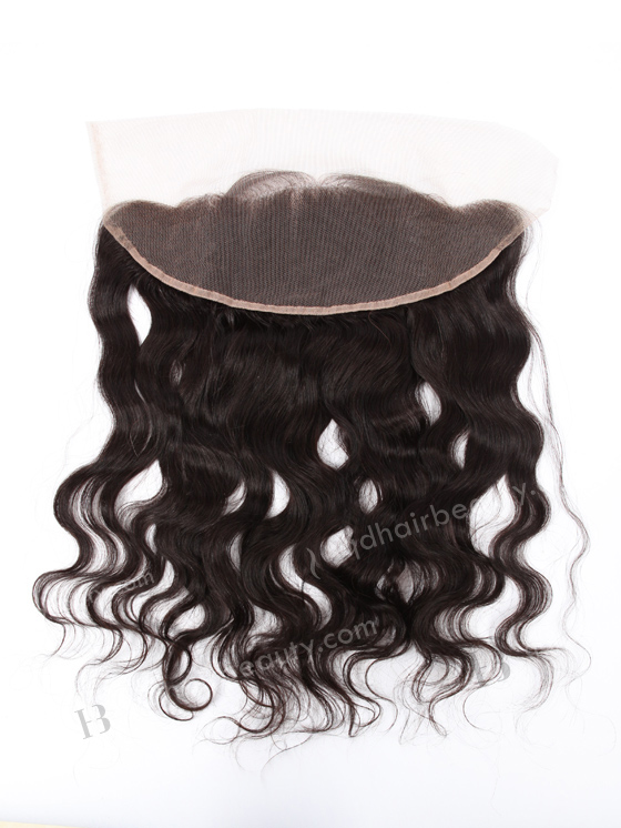 Indian Remy Hair 18" Natural Wave Natural Color Lace Frontal WR-LF-016