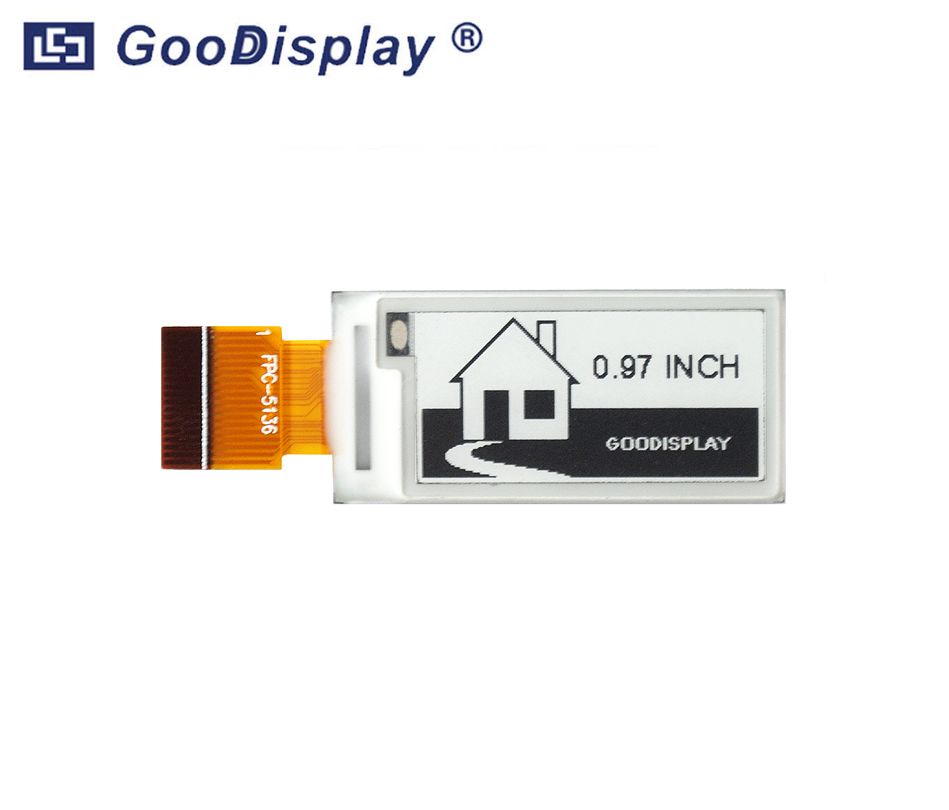 0.97 inch Small Eink Screen Mini E-Paper Display, GDEM0097T61