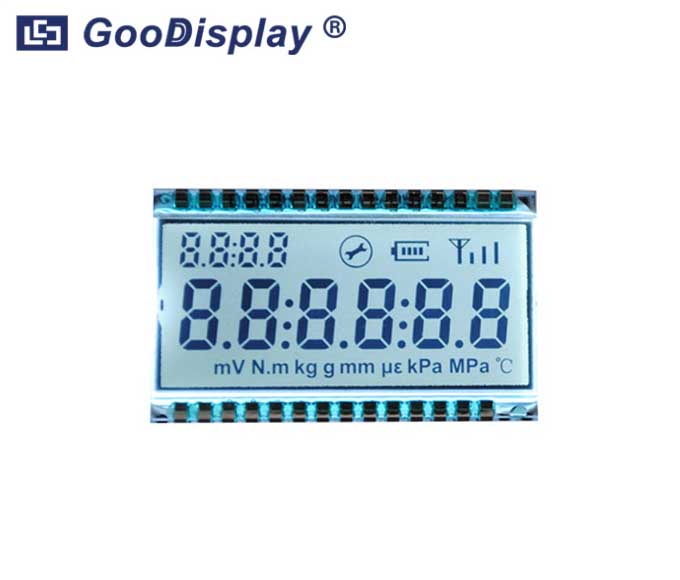 6位8字超宽温/可定制/LCD液晶显示屏 GDC0689