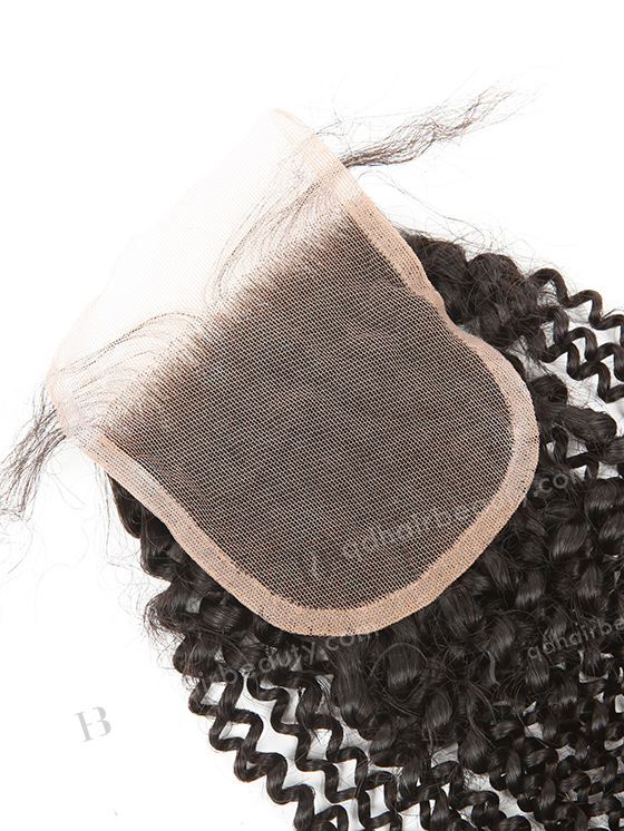 Brazilian Virgin Hair 16" 7mm Curl Natural Color Top Closure WR-LC-022
