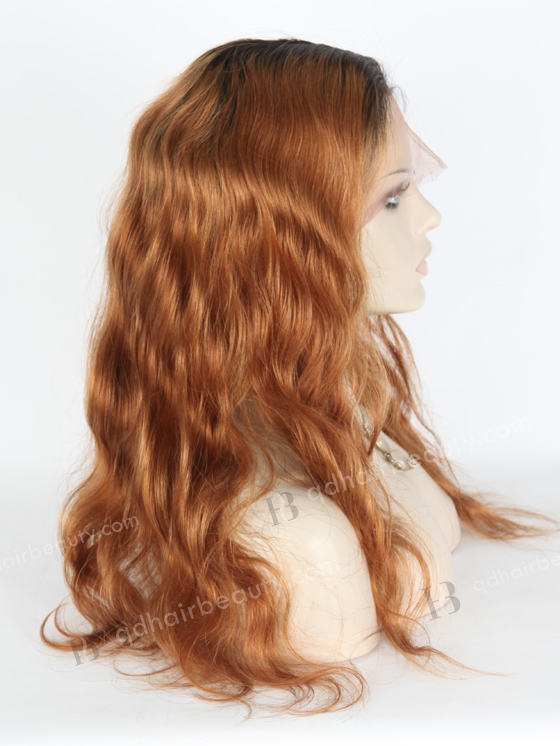 T Color 18'' Brazilian Virgin Hair Body Wave Full Lace Wigs WR-LW-125