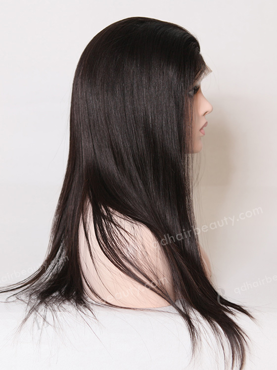 In Stock Malaysian Virgin Hair 20" Straight Natural Color Silk Top Full Lace Wig STW-307