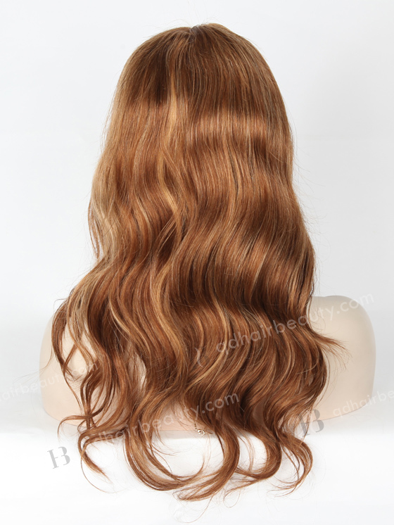 In Stock Chinese Virgin Hair 16" Beyonce Big Curl 30#/27# Highlights Full Lace Glueless Wig GL-07007