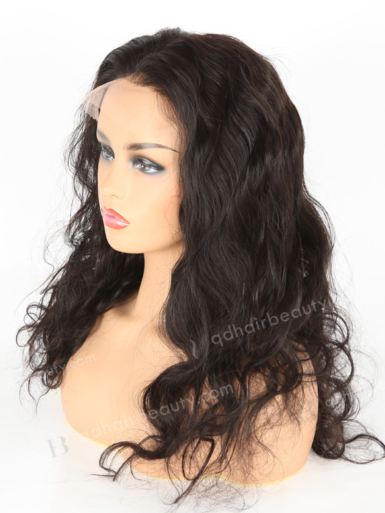 In Stock Indian Remy Hair 20" Body Wave Natural Color 5"×5" HD Lace Closure Wig CW-01021