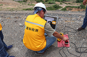 Integrity inspection of impervious layer damage in municipal solid waste landfill