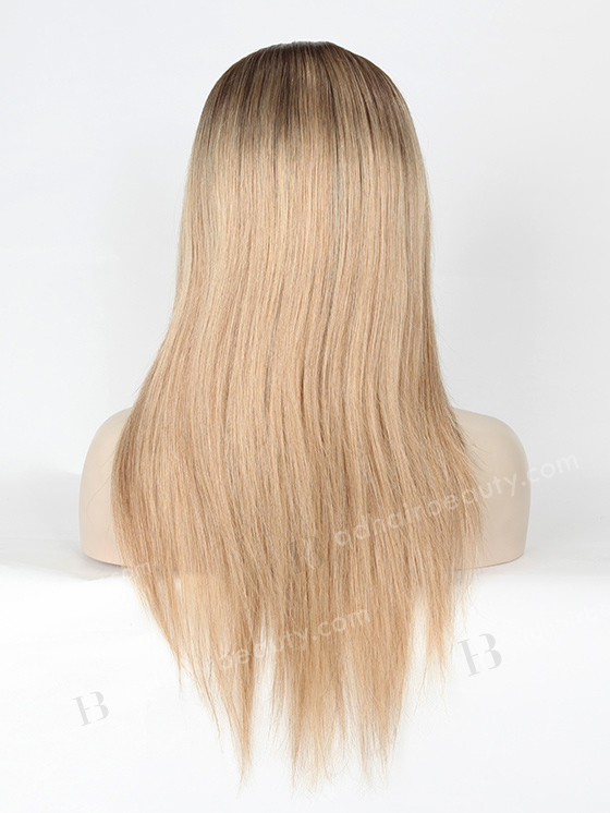 In Stock European Virgin Hair 16" Straight B116 Color Silk Top Full Lace Wig STW-830