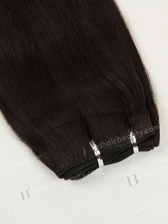 In Stock Chinese Virgin Hair 14" Light Yaki Natural Color Machine Weft SM-735