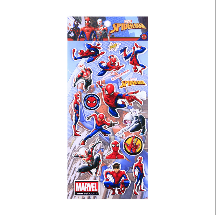 DIS-CX Spiderman Foam Sticker 1-8