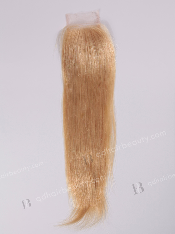 In Stock Malaysian Virgin Hair 16" Straight #24 Color Top Closure STC-57
