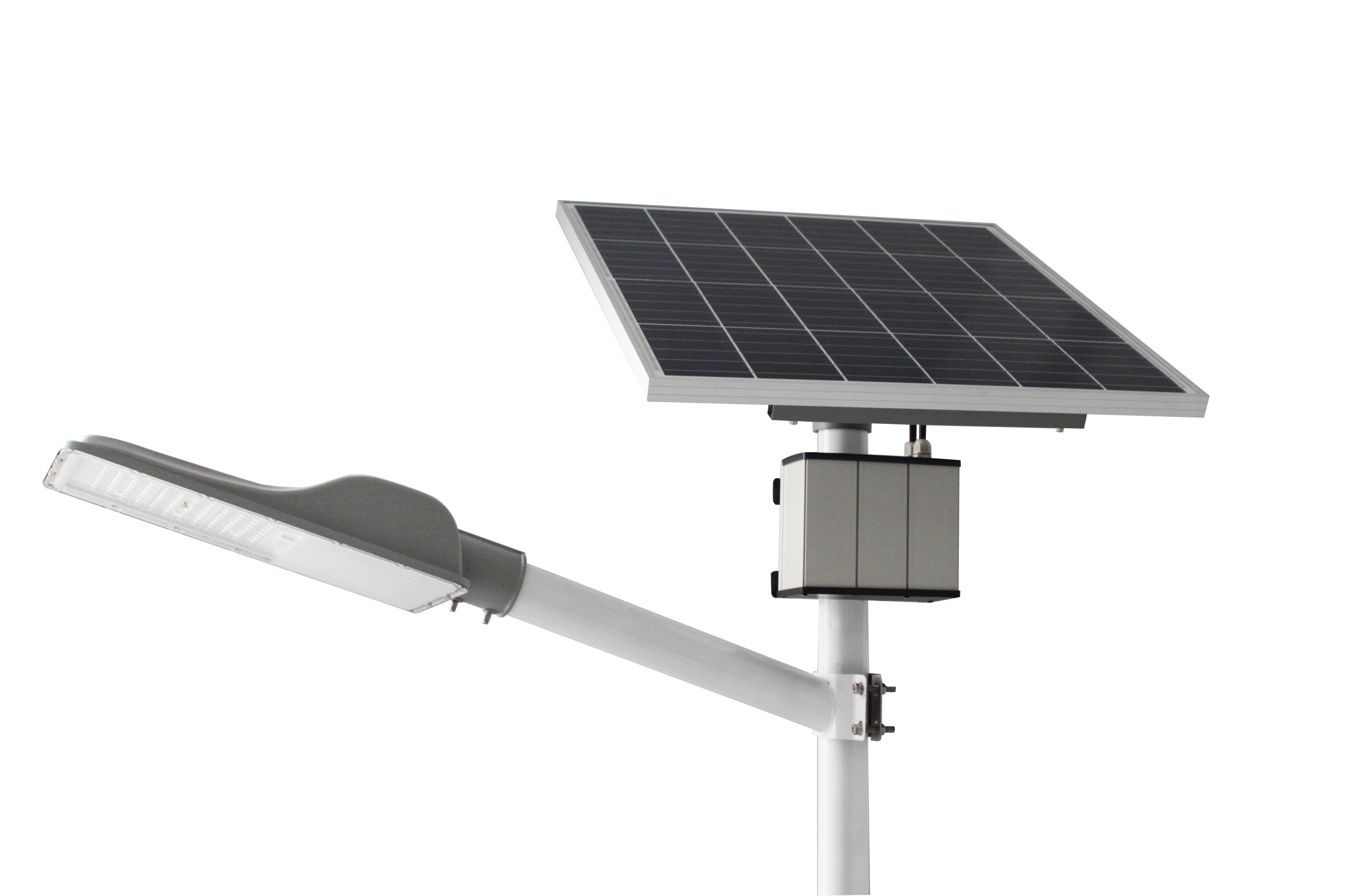 Two in one Solar led street light GH05 Sery 30w to 100W