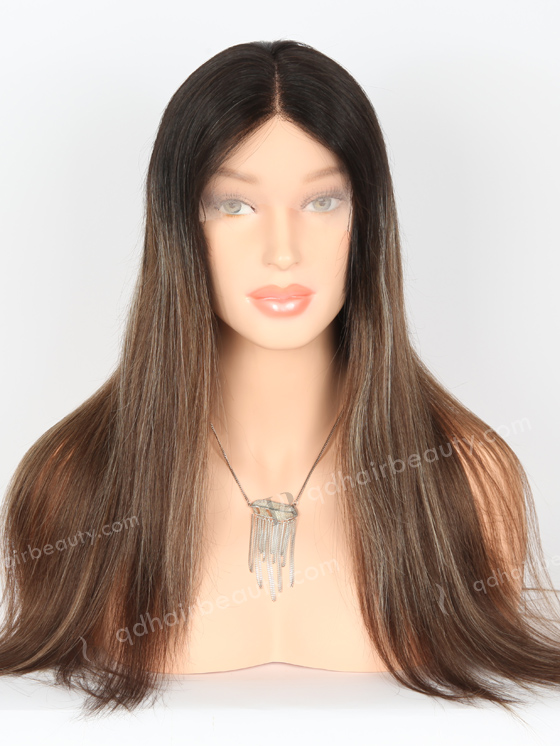 Highlight Color 18'' Brazilian Virgin Human Hair Lace Front Wig WR-CLF-039