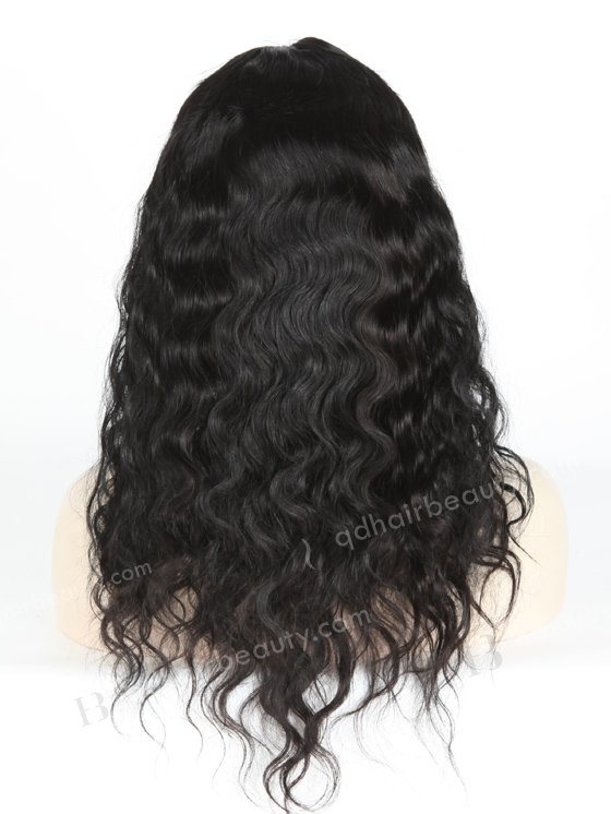 In Stock Indian Remy Hair 18" Deep Body Wave Color #1b Lace Front Wig MLF-01010