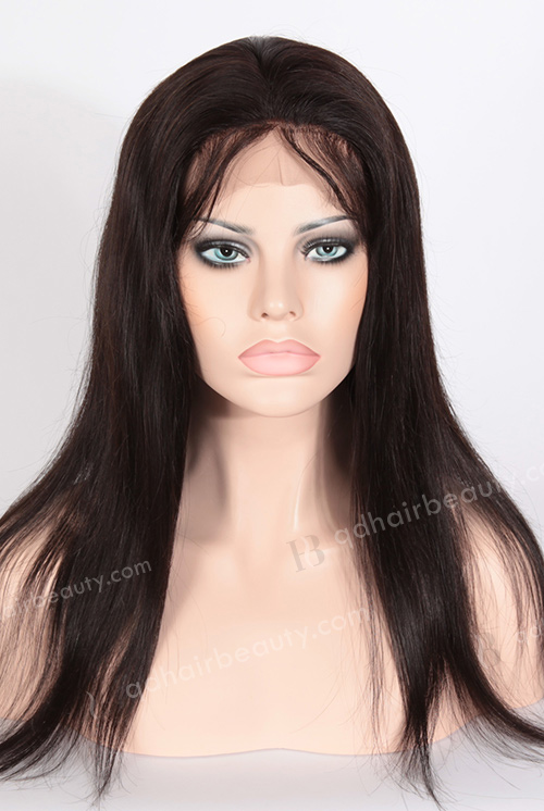 18inches Straight Silk Top Lace Wigs WR-ST-003