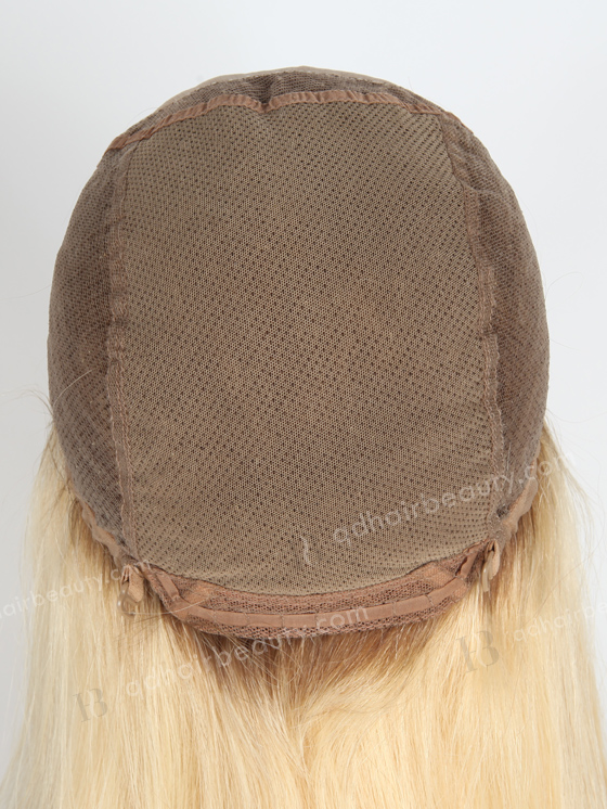 In Stock European Virgin Hair 16" Straight T9/22# Color Lace Front Silk Top Glueless Wig GLL-08010