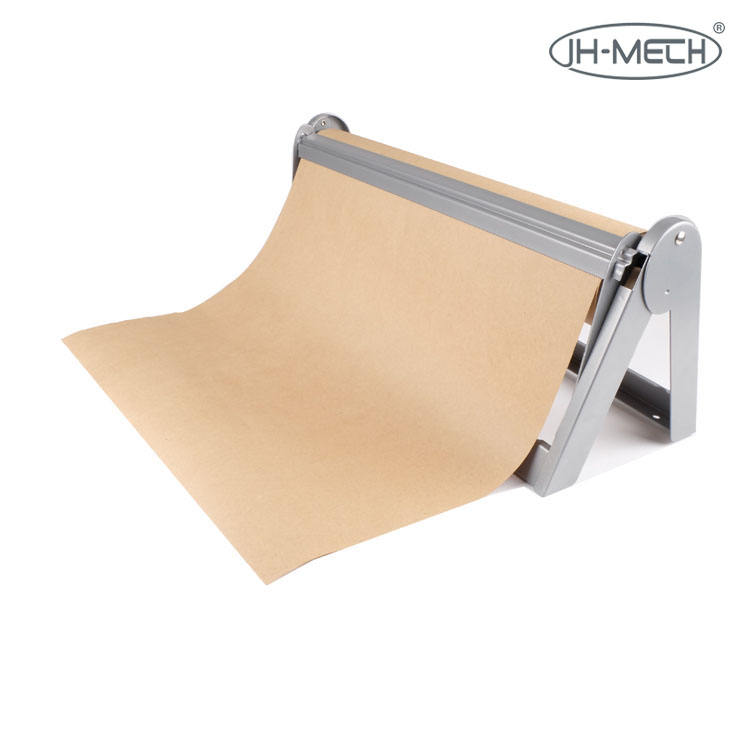 JH-Mech 24-inch Butcher Paper Dispenser Eco-friendly Wrapping Paper Roll Cutter Dispenser with Rubber Feets