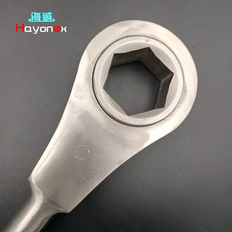 Anti-magnetic Hexagon Ratchet wrench HY3108