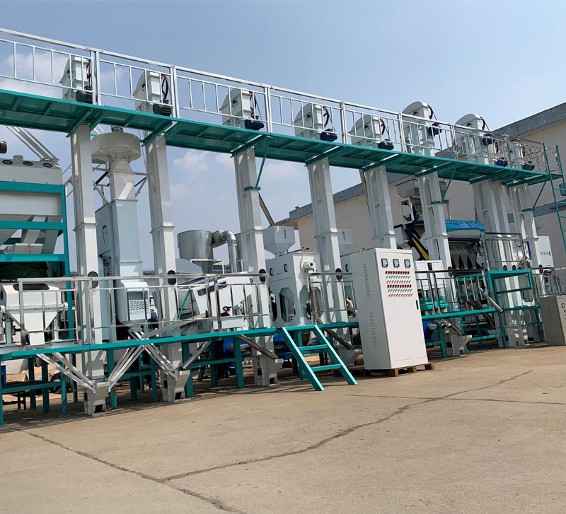 30-40 tons/day complete set rice mill machinery