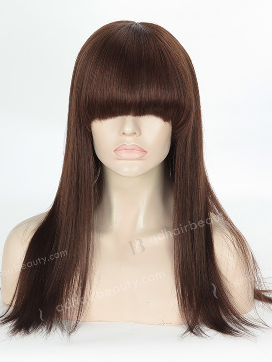 Light Yaki Evenly Blended 3#/4# Color Malaysian Virgin Hair Wigs WR-LW-103