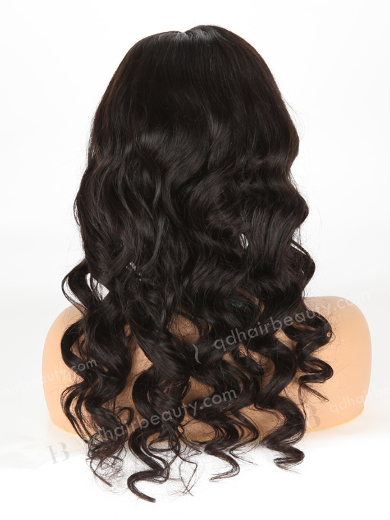 In Stock Indian Remy Hair 22" Ocean Wave Natural Color 5"×5" HD Lace Closure Wig CW-01026