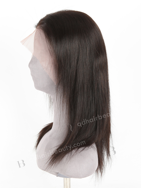 ​In Stock Indian Remy Hair 12" Straight Natural Color Lace Front Wig LLF-01002