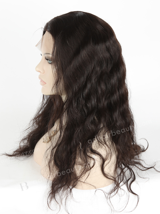In Stock Brazilian Virgin Hair 16" Straight 1b# Color Full Lace Wig FLW-04177