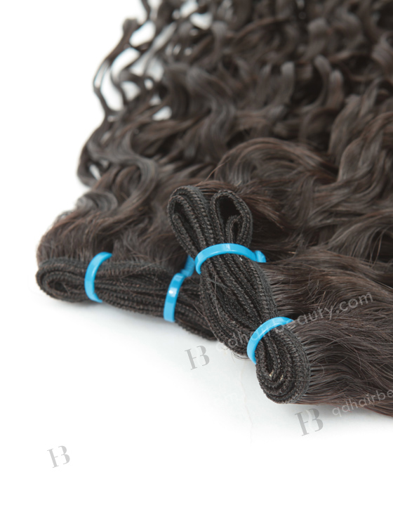 In Stock 7A Peruvian Virgin Hair 16" Double Drawn Tight Pissy Curl Natural Color Machine Weft SM-6123