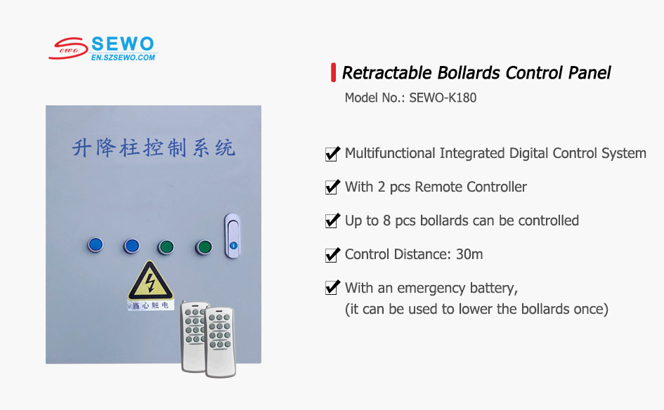 SEWO Retractable Bollards Control Box