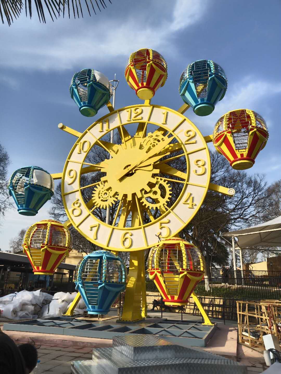 Time Goes Back 40 Seats Giant Square Ferris Wheel Manufacturer 