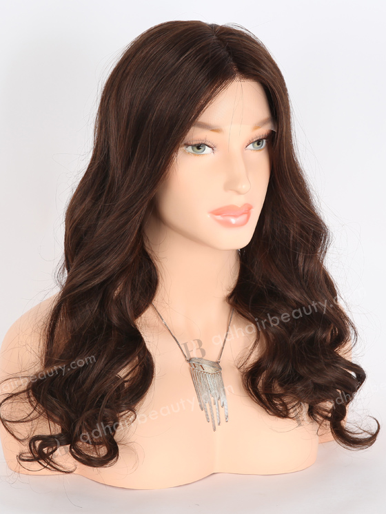 In Stock European Virgin Hair 20" Loose Curls 2a# Color RENE Lace Front Wig RLF-08004