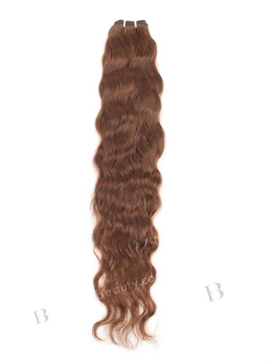 In Stock Brazilian Virgin Hair 28" Natural Wave 4# Color Machine Weft SM-4162