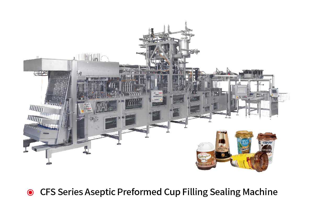 CFS Series Aseptic Preformed Cup Filling Sealing Machine