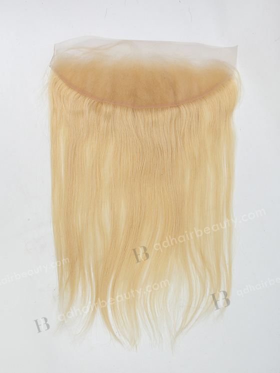 In Stock Malaysian Virgin Hair 16" Straight Color #613 Lace Frontal SKF-037