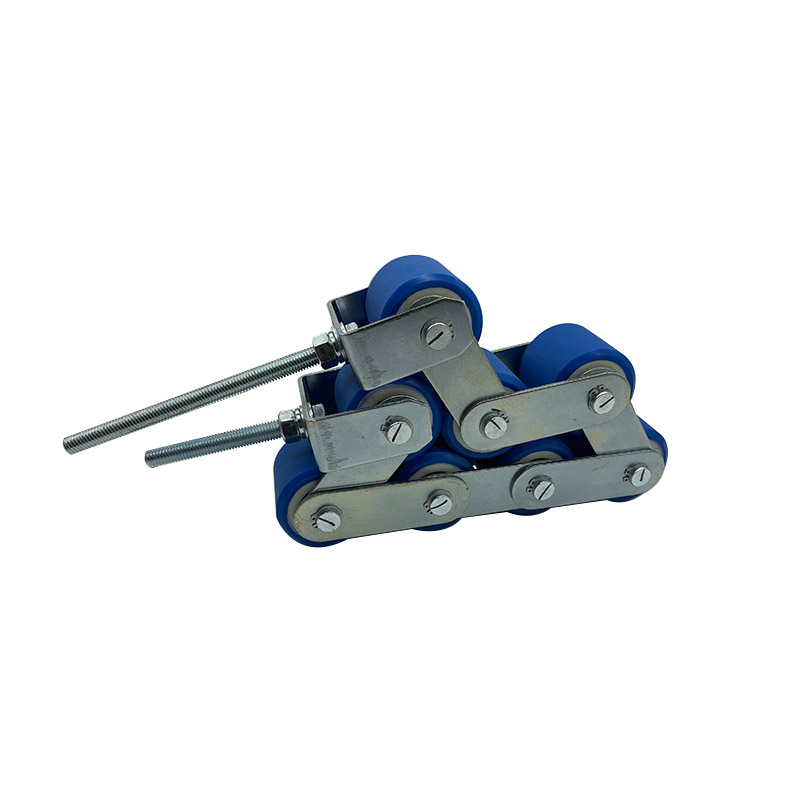  Escalator Handrail Tension Chain 8 Blue Rollers Size 65*55mm for Tunnel Lift GS00411024