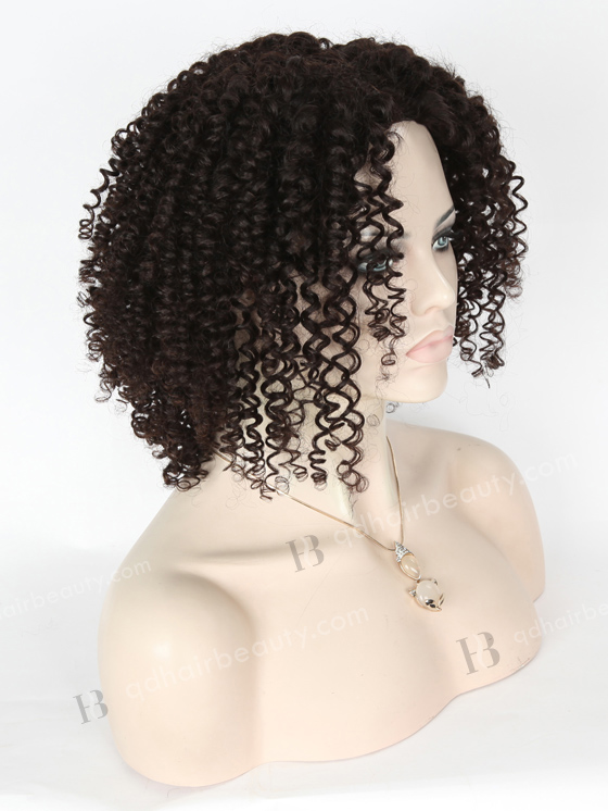 In Stock Indian Virgin Hair 18" Spiral Curl Natural Color Full Lace Glueless Wig GL-02009