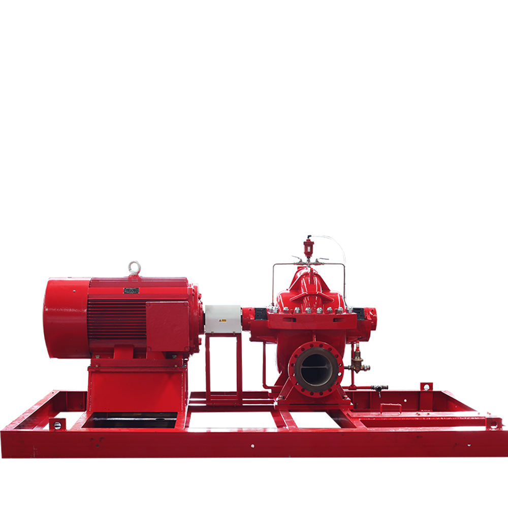 Fire pump with motor
