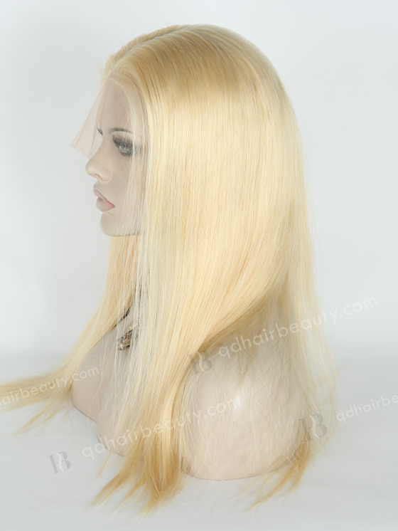 In Stock Brazilian Virgin Hair 18" Straight 22#/613# Highlights Color Lace Front Wig MLF-04020