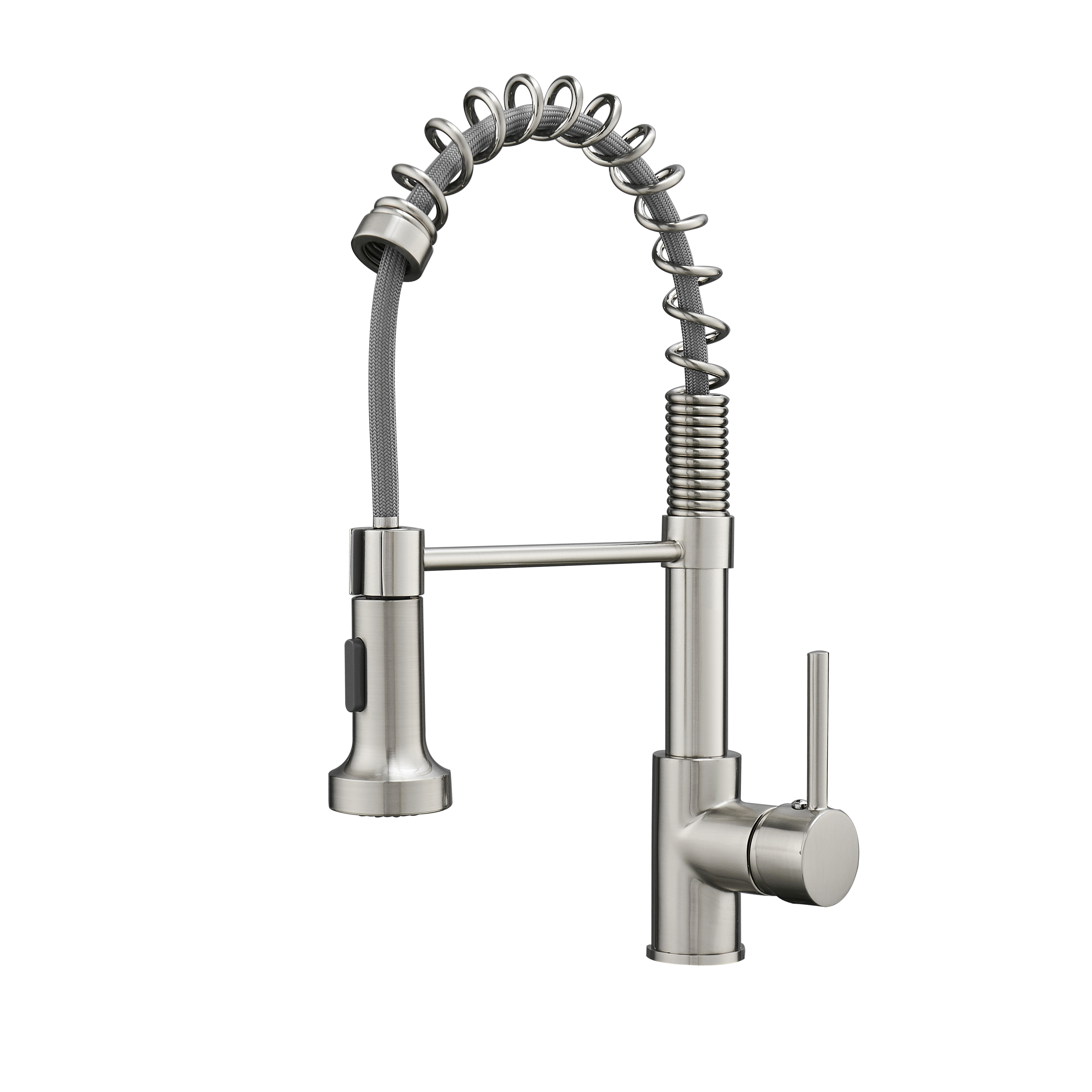 Kitchen Faucet Pull Out Sprayer,Stainless Steel Single Handle Kitchen Sink Faucet ,Brushed Nickel