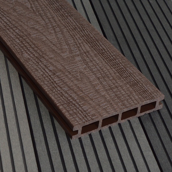 WPC Embossing Decking W150×T25mm Chocolate
