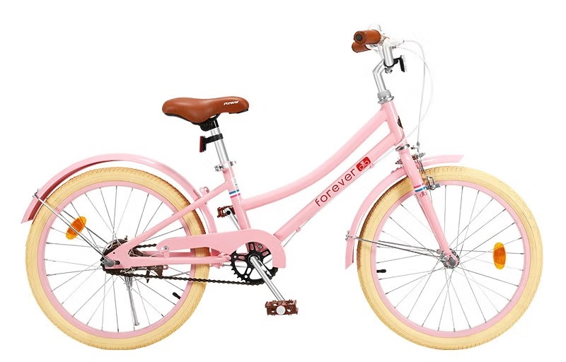 Retro Style Girls Kids Bike | Pink