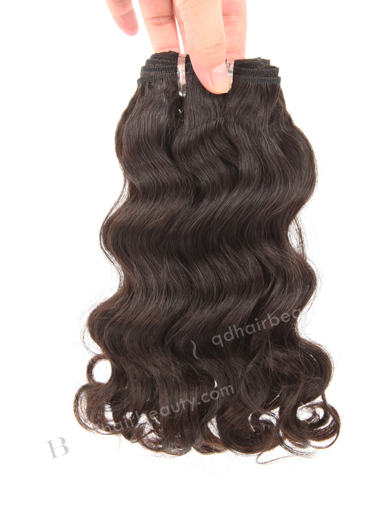 In Stock 7A Peruvian Virgin Hair 10" Double Drawn Deep Body Wave Natural Color Machine Weft SM-6134