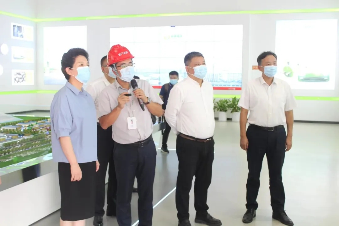Wulan, Deputy Secretary and Vice Chariman of the CPPCC Party Group of Hunan Province, Visited Brunp for Investigation.