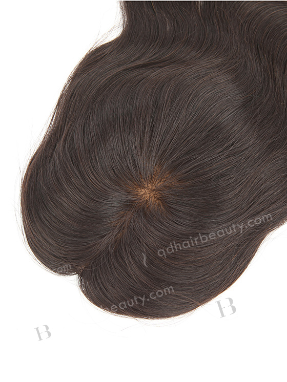 In Stock Brazilian Virgin Hair 16" Body Wave Natural Color Silk Top Closure STC-376