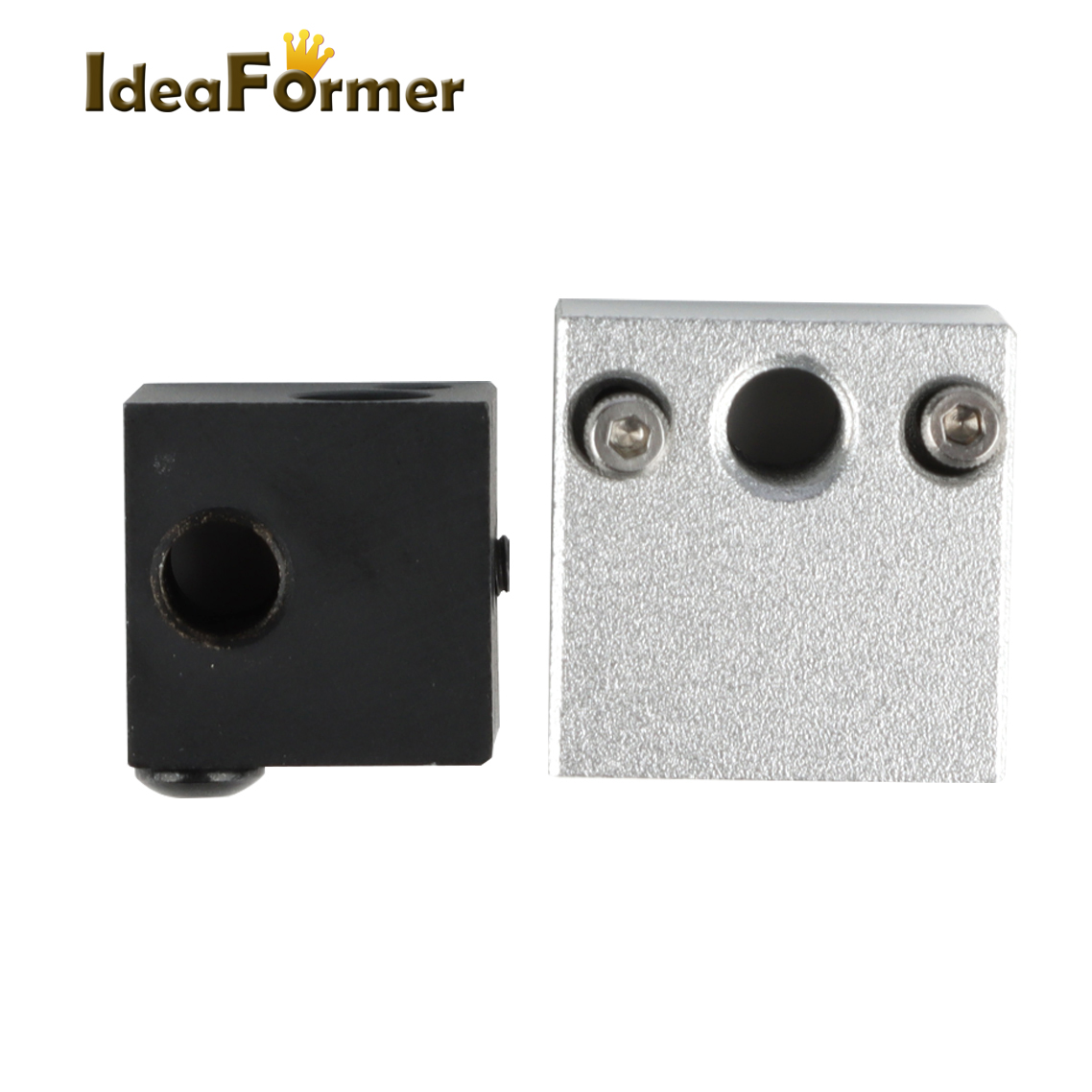 Ideaformer 3D Printer Accessories 3D Printer Heating Block Aluminium Heating Block IR3V5 Heating Block Heater Hot End Suitable for IR3-M 3D Printer Upgrade Parts