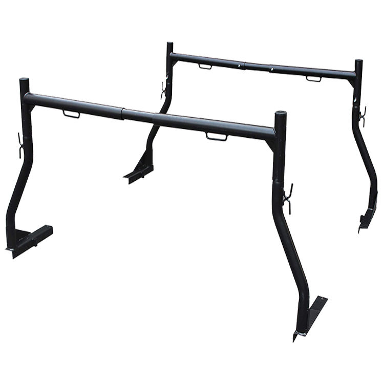 JH-Mech 1 Pair Adjustable Steel Pick Up Truck Extend Utility Racks with J-Bolt Mounting System Metal Truck Bed Extender