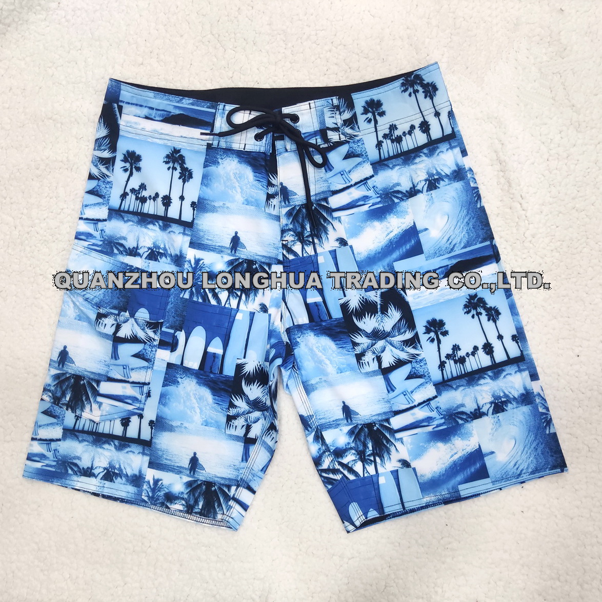 Mens Beach Shorts Boys Swim Shorts with Printing Apparel